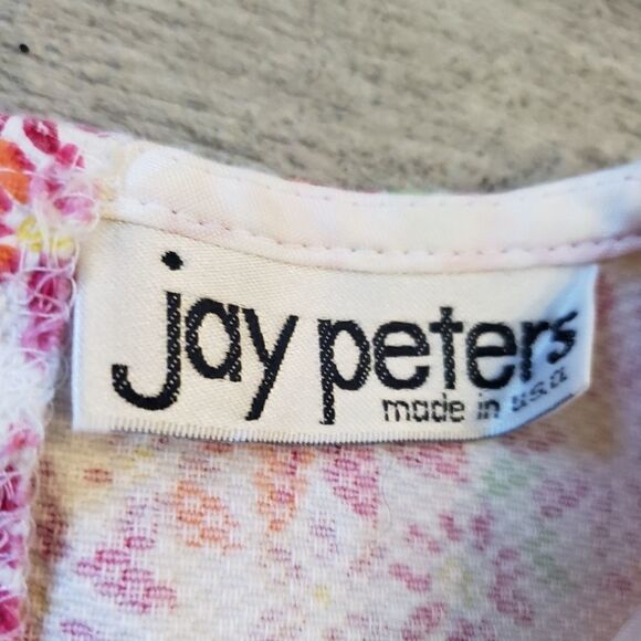 Vintage Jay Peters Floral Print Button Up Back - Picture 5 of 5